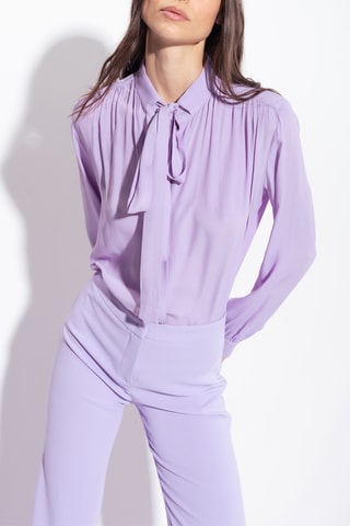 Camisa de seda - Violeta