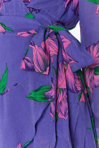 Vestido cruzado - Violeta