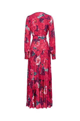 Vestido largo - Fucsia