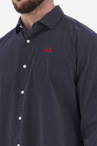 Camisa regular fit - Azul marino