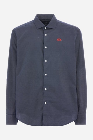 Camisa regular fit - Azul marino