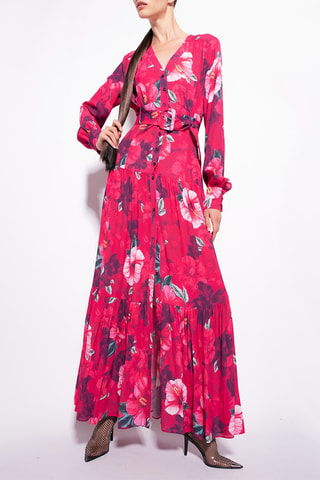 Vestido largo - Fucsia