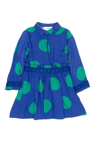 Vestido - Emporio Armani - Azul y verde