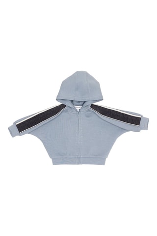 Sudadera con capucha - Emporio Armani - Negro y azul
