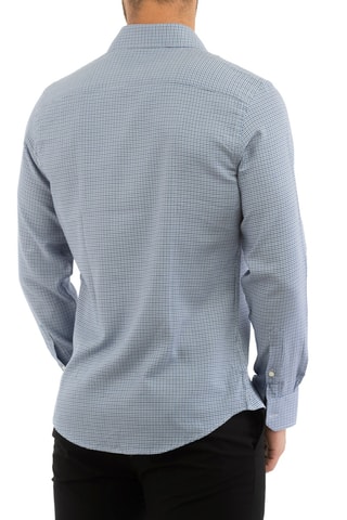 Camisa - Dan John - Azul y blanco
