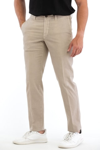Pantalón regular fit - Incotex - Beige