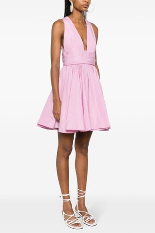 Vestido evasé - Rosa
