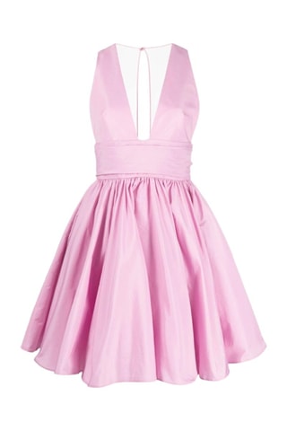 Vestido evasé - Rosa