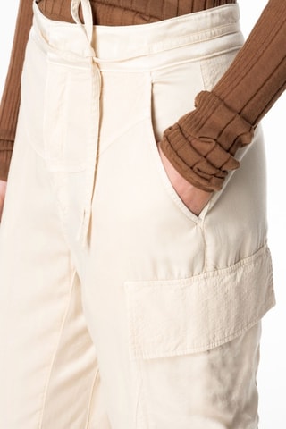 Pantalón cargo 7/8 - Beige