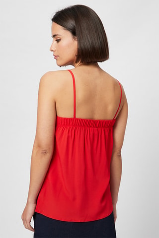 Top de seda - Harmont & Blaine - Rojo y blanco