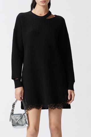Vestido jersey de lana