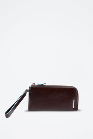 Cartera de piel - Piquadro - Marrón oscuro