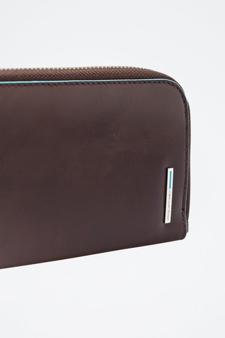 Cartera de piel - Piquadro - Marrón oscuro