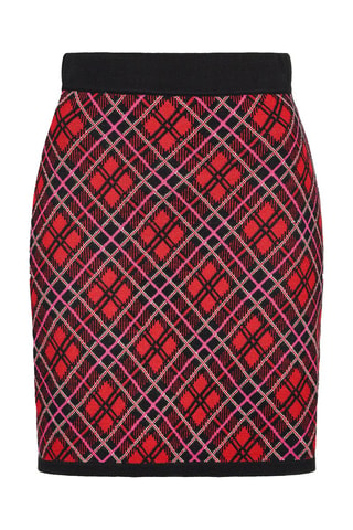 Falda de lana - Pinko - Rojo