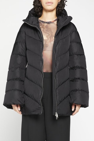Anorak con capucha - ADD - Negro