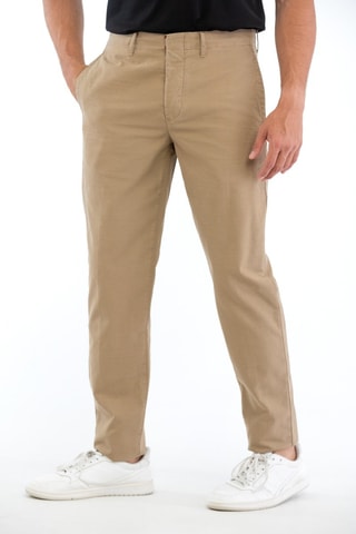 Pantalón regular fit - Beige