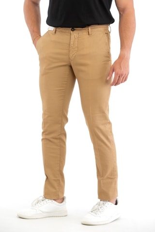 Pantalón slim fit - Incotex - Beige