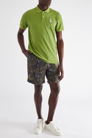 Bermudas de lino - Harmont & Blaine - Negro y verde