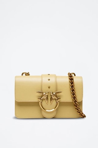 Bandolera de piel bovina - Dorado y amarillo