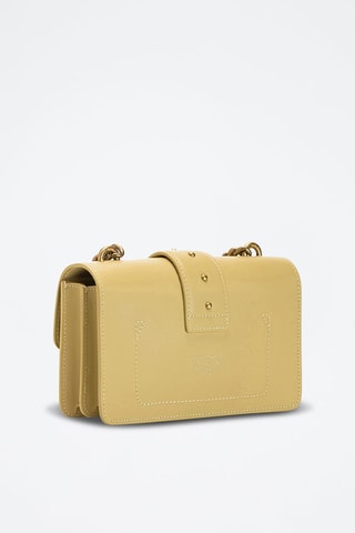 Bandolera de piel bovina - Dorado y amarillo