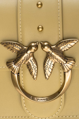 Bandolera de piel bovina - Dorado y amarillo
