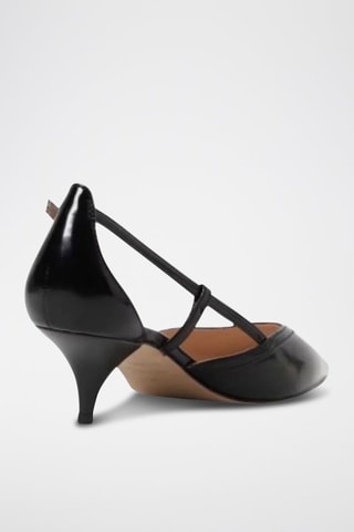 Zapatos con brillo de tacón - Negro