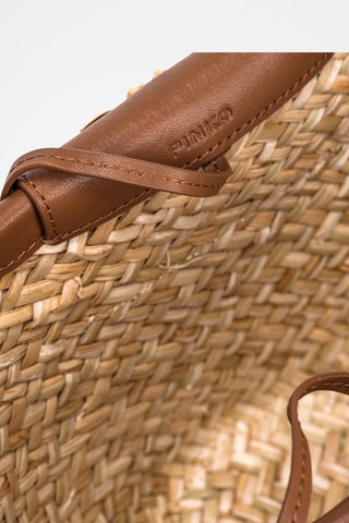 Bandolera de piel - Marrón