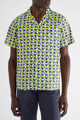 Camisa - Harmont & Blaine - Azul y amarillo