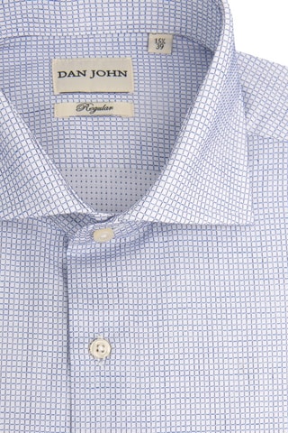 Camisa - Blanco y azul