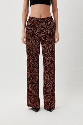 Pantalón - Pinko - Negro y naranja