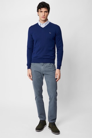 Pantalón slim fit - Harmont & Blaine - Azul