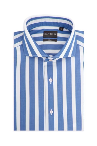 Camisa - Blanco y azul