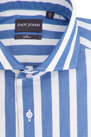 Camisa - Blanco y azul