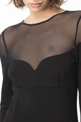 Vestido de tubo - Negro