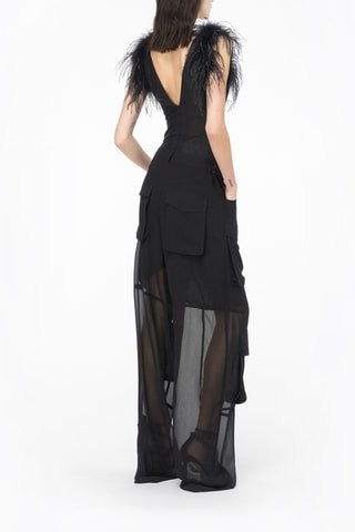 Pantalón cargo - Negro