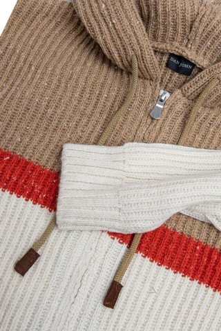 Cárdigan con capucha - Dan John - Beige