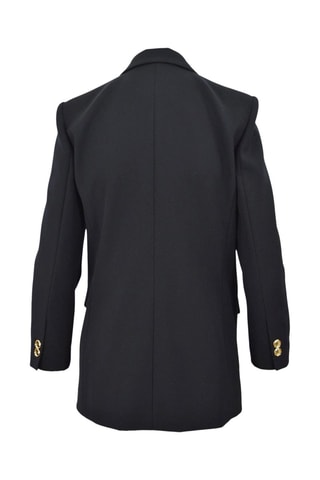 Chaqueta de lana - Negro y dorado