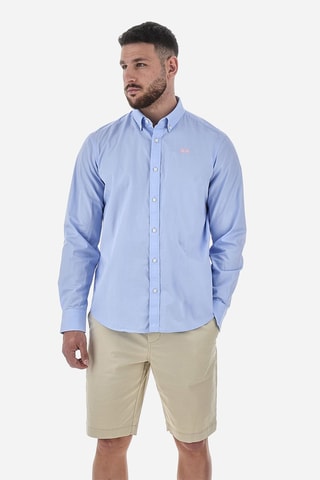 Camisa regular fit - Azul
