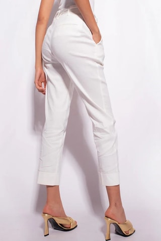 Pantalón de lino - Blanco