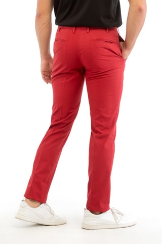 Pantalón slim fit - Incotex - Rojo