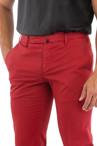 Pantalón slim fit - Incotex - Rojo