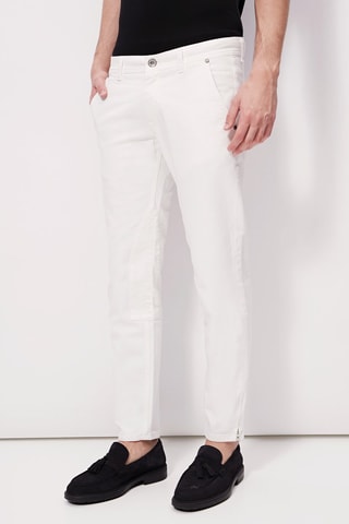 Pantalón recto - La Martina - Blanco