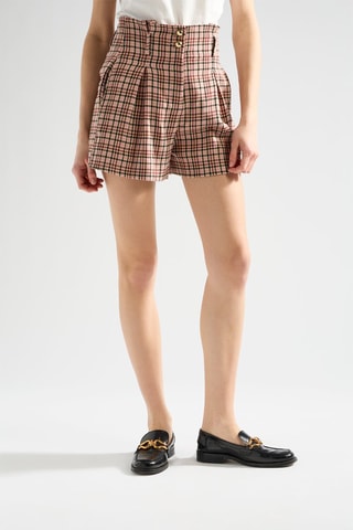 Short - Pinko - Negro y rosa