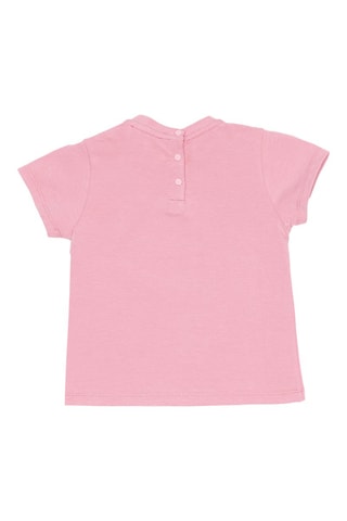 Camiseta - Emporio Armani - Blanco y rosa