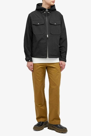 Chaqueta con capucha Plessur - Moncler - Negro