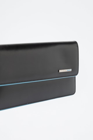 Monedero de piel - Piquadro - Negro