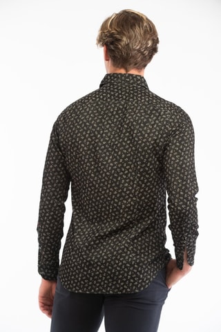 Camisa regular fit - Incotex - Caqui
