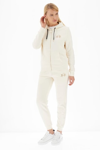 Sudadera con capucha - La Martina - Crudo