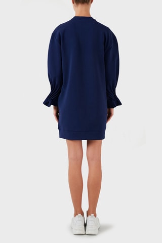 Vestido recto - Emporio Armani - Azul marino