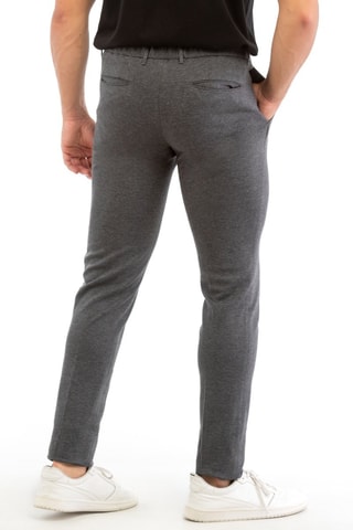 Pantalón slim fit - Incotex - Gris jaspeado